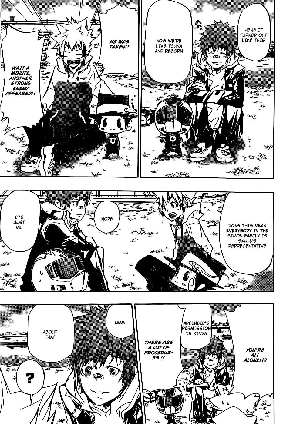 Kateikyoushi Hitman Reborn! Chapter 358 page 12 - Chapter 358: Eve of War