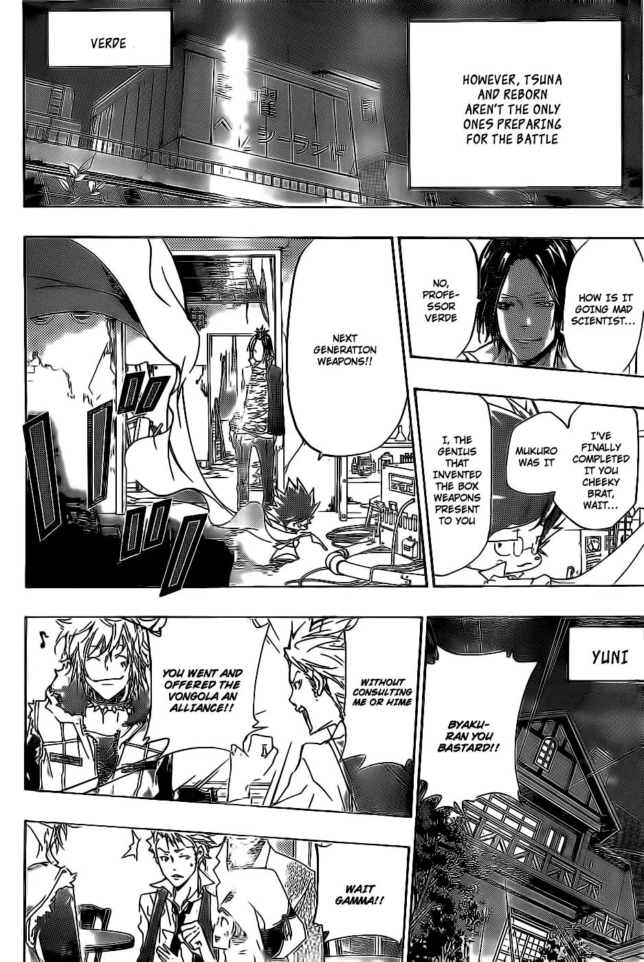 Kateikyoushi Hitman Reborn! Chapter 358 page 15 - Chapter 358: Eve of War