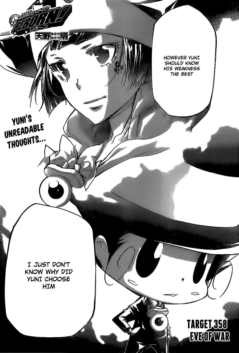 Kateikyoushi Hitman Reborn! Chapter 358 page 6 - Chapter 358: Eve of War