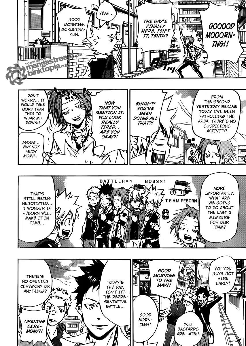 Kateikyoushi Hitman Reborn! Chapter 359 page 7 - Chapter 359: The Starting Day