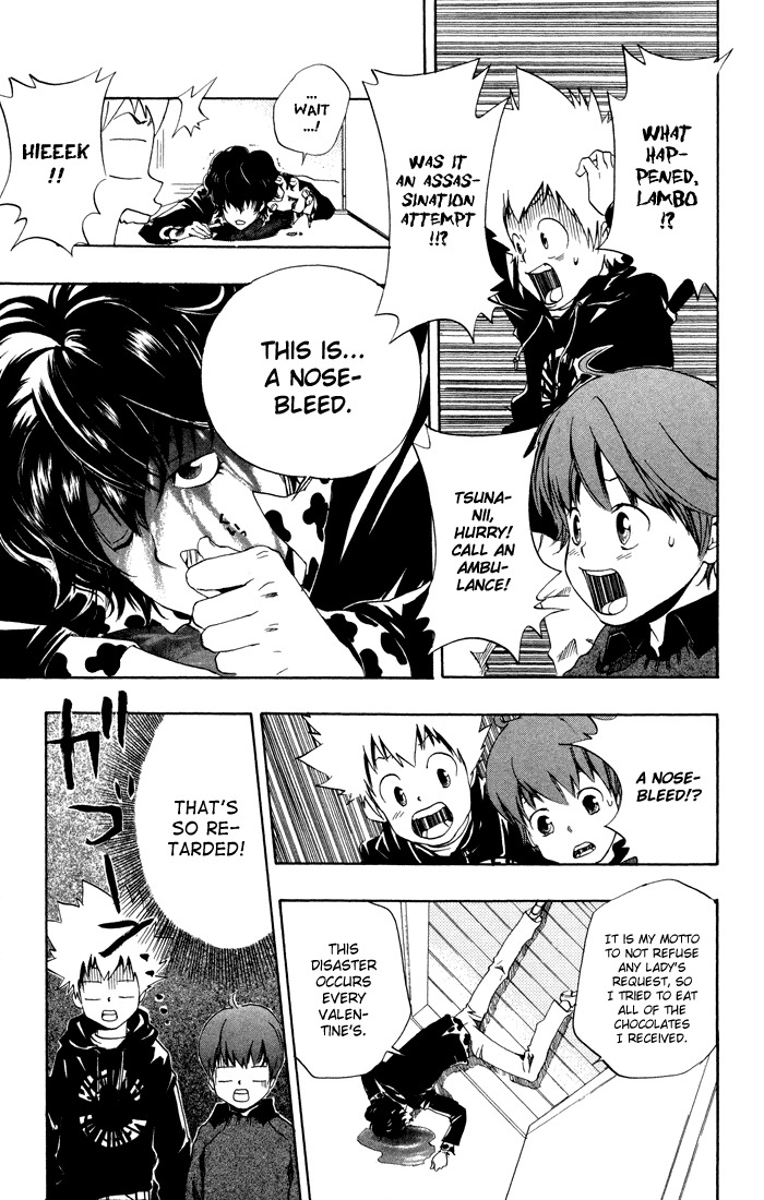 Kateikyoushi Hitman Reborn! Chapter 36 page 13 - Chapter 36: Valentine's Day
