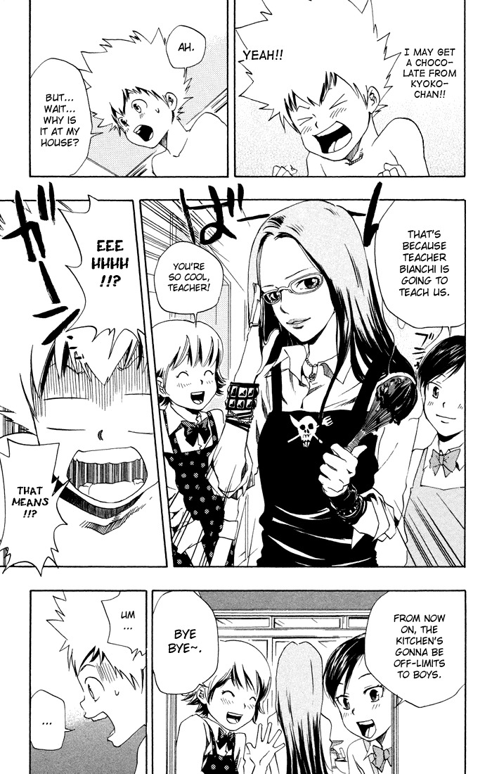 Kateikyoushi Hitman Reborn! Chapter 36 page 7 - Chapter 36: Valentine's Day