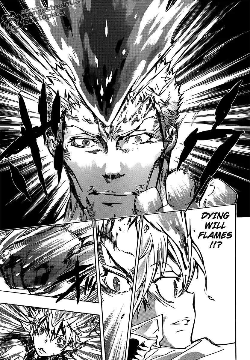 Kateikyoushi Hitman Reborn! Chapter 360 page 10 - Chapter 360: Sawada Tsunayoshi vs. Sawada Iemitsu