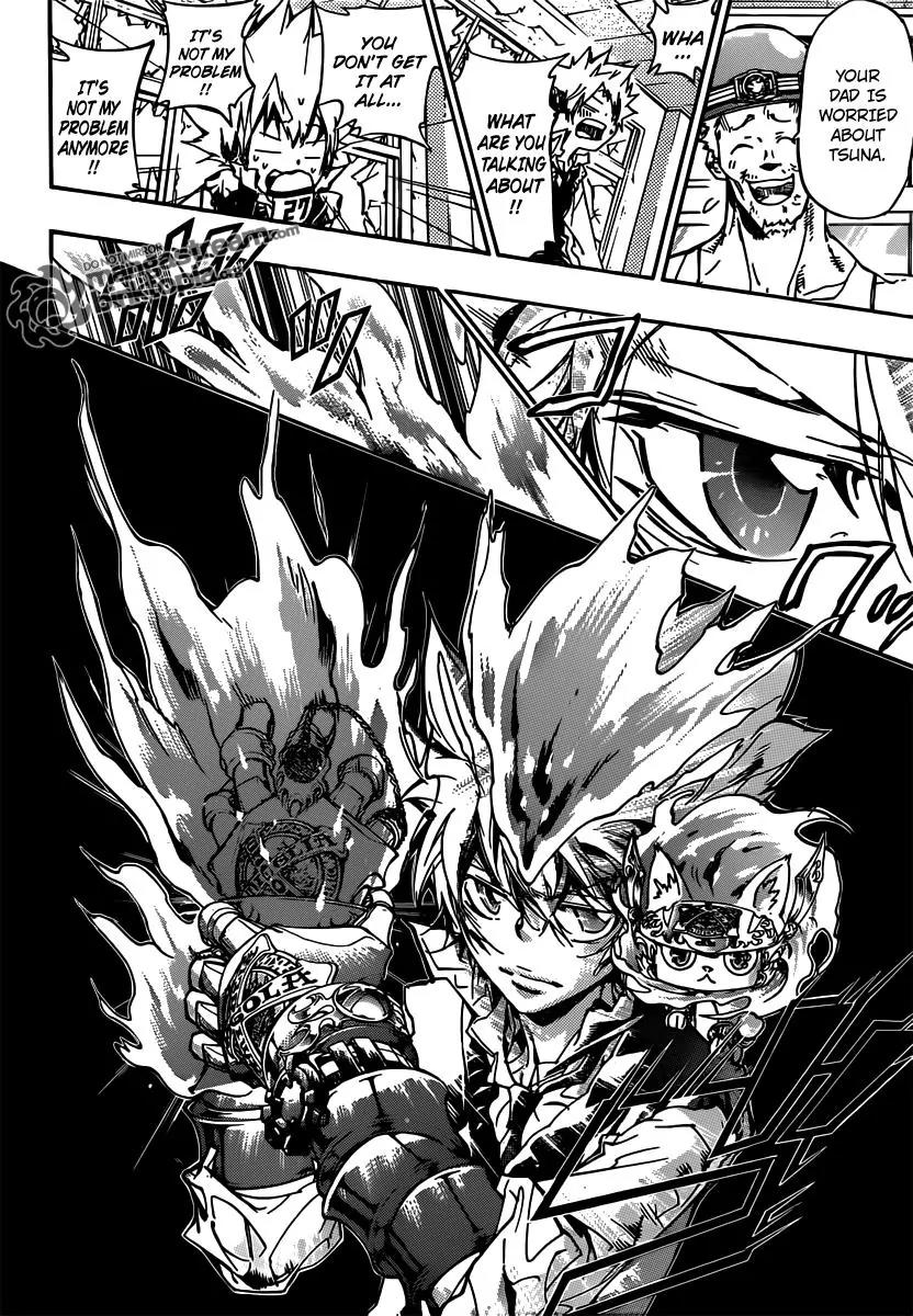 Kateikyoushi Hitman Reborn! Chapter 360 page 5 - Chapter 360: Sawada Tsunayoshi vs. Sawada Iemitsu