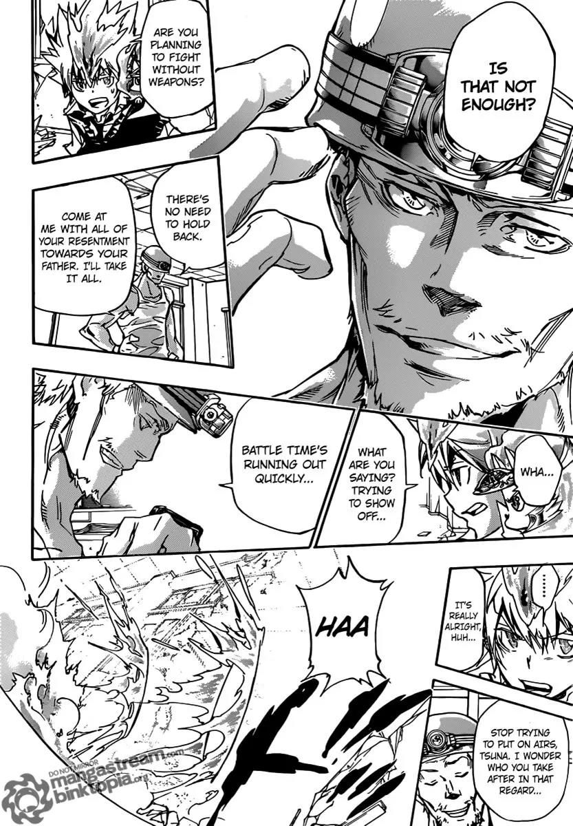 Kateikyoushi Hitman Reborn! Chapter 360 page 7 - Chapter 360: Sawada Tsunayoshi vs. Sawada Iemitsu