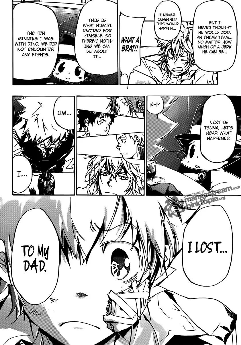 Kateikyoushi Hitman Reborn! Chapter 363 page 11 - Chapter 363: The Threat Team