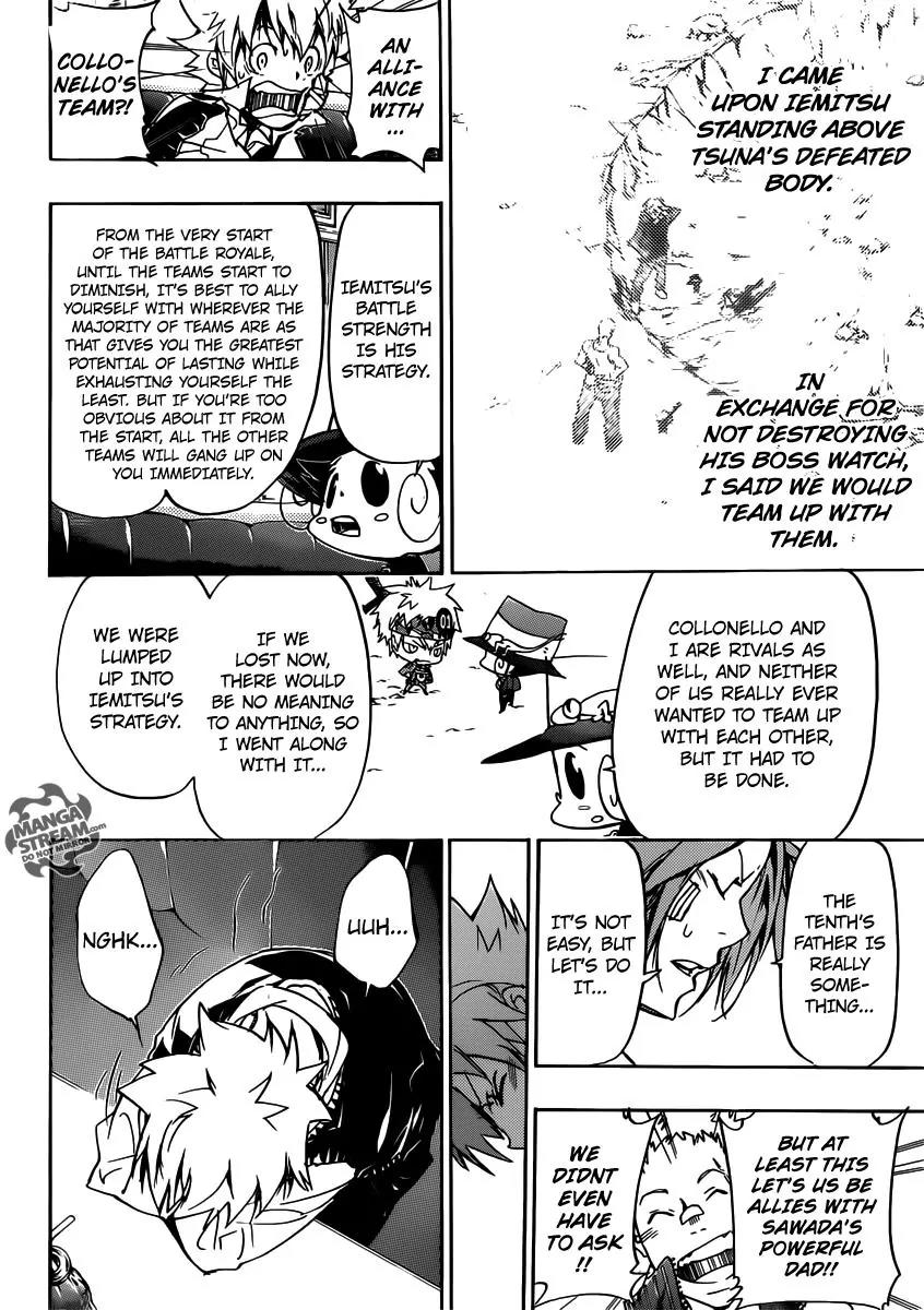 Kateikyoushi Hitman Reborn! Chapter 363 page 13 - Chapter 363: The Threat Team