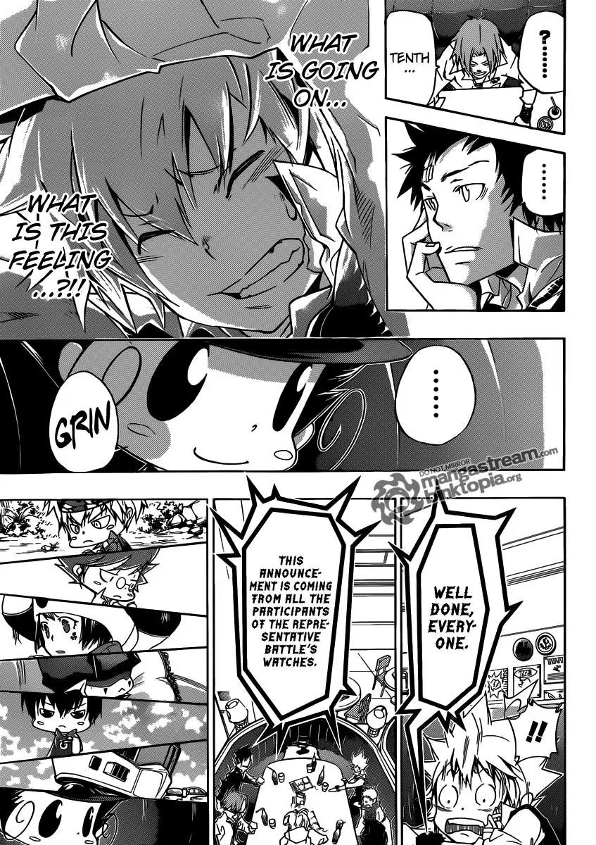 Kateikyoushi Hitman Reborn! Chapter 363 page 14 - Chapter 363: The Threat Team