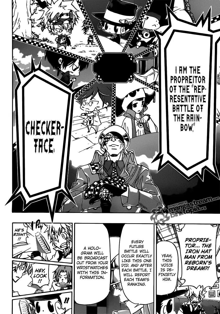 Kateikyoushi Hitman Reborn! Chapter 363 page 15 - Chapter 363: The Threat Team