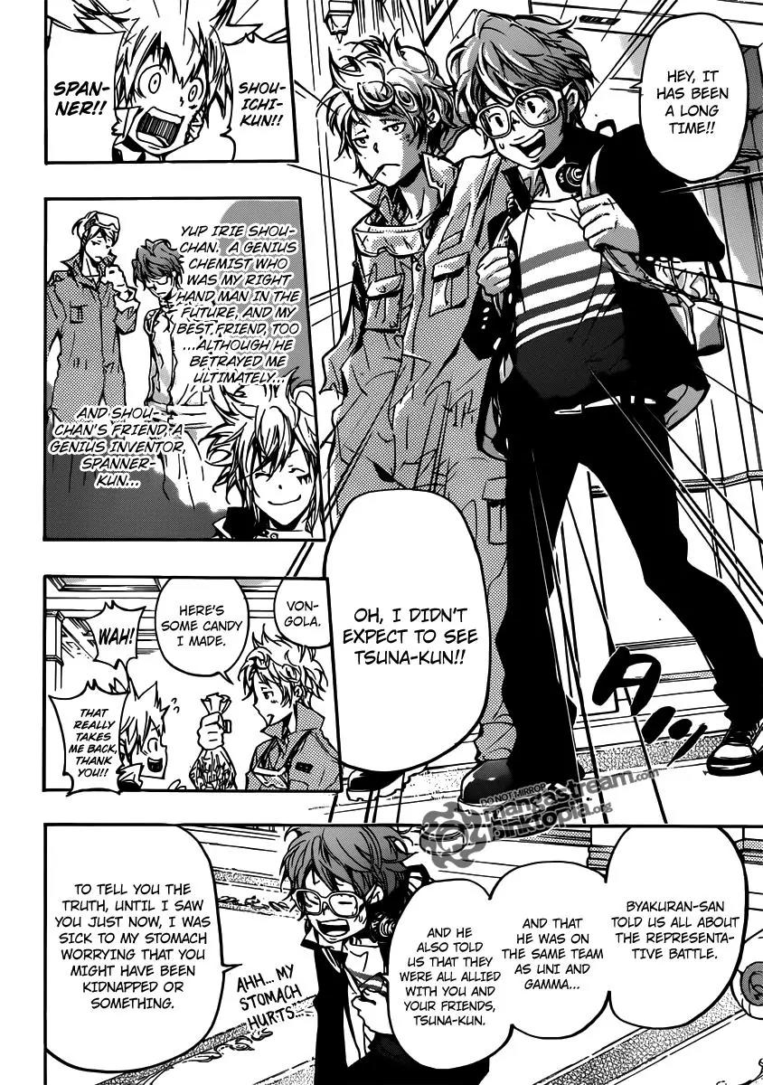 Kateikyoushi Hitman Reborn! Chapter 365 page 14 - Chapter 365: Uni's Premonition