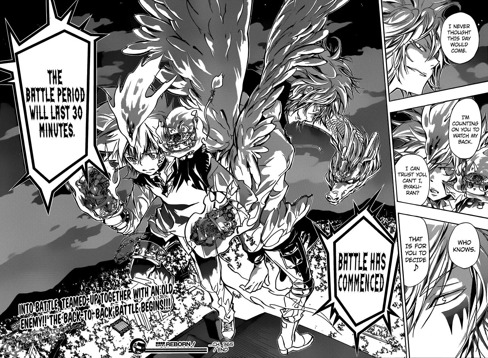 Kateikyoushi Hitman Reborn! Chapter 365 page 18 - Chapter 365: Uni's Premonition