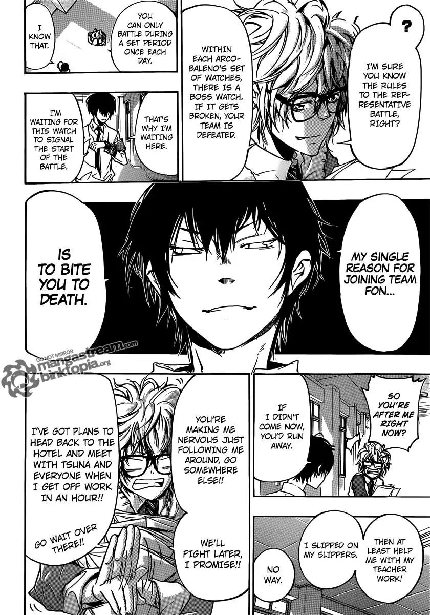 Kateikyoushi Hitman Reborn! Chapter 365 page 4 - Chapter 365: Uni's Premonition