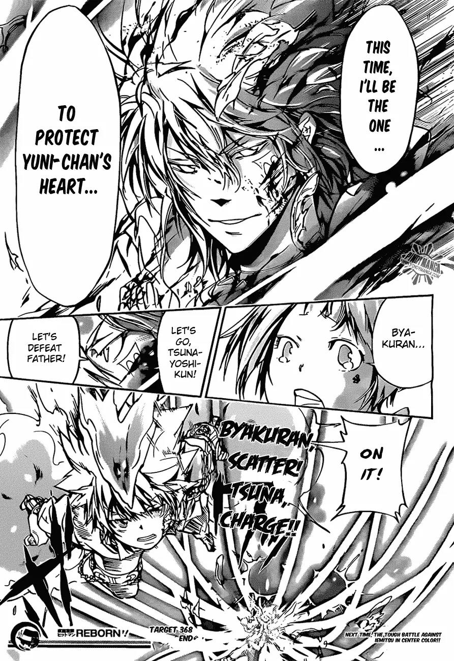 Kateikyoushi Hitman Reborn! Chapter 368 page 17 - Chapter 368: The Second Arrow