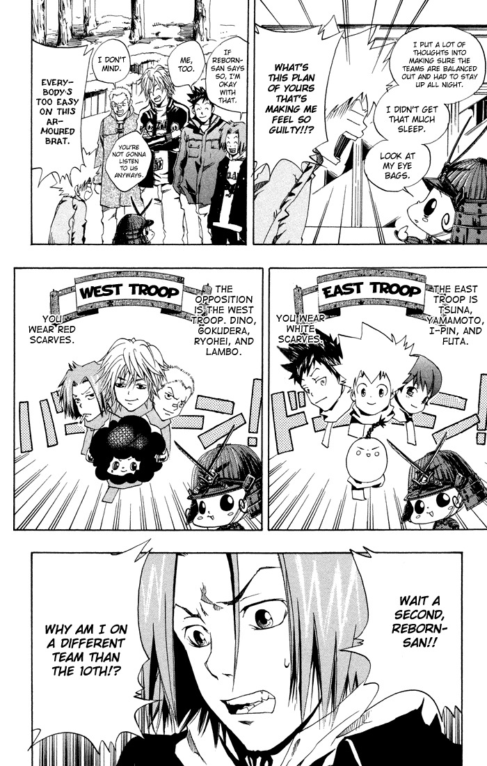Kateikyoushi Hitman Reborn! Chapter 37 page 6 - Chapter 37: Snow Fight:Kickoff
