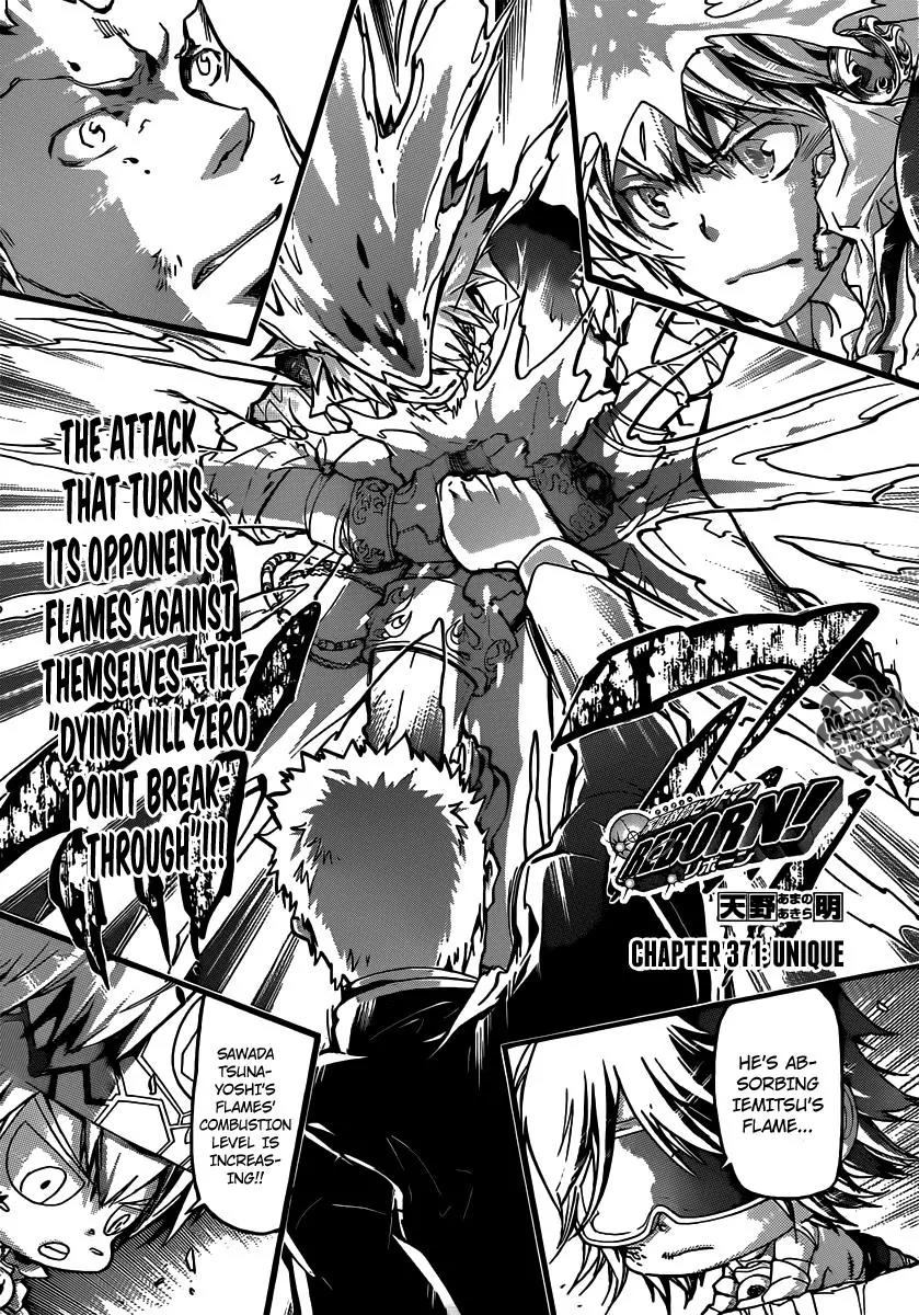 Kateikyoushi Hitman Reborn! Chapter 371 page 1 - Chapter 371: Unique