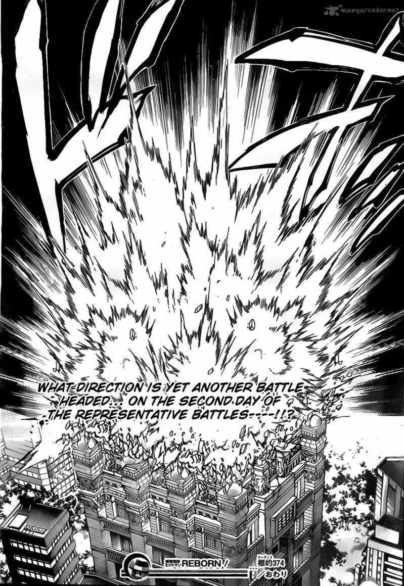 Kateikyoushi Hitman Reborn! Chapter 374 page 17 - Chapter 374: Hibari Kyoya vs. Xanxus