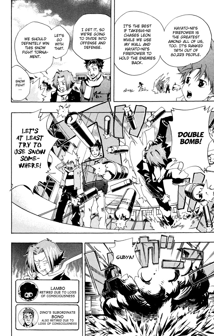 Kateikyoushi Hitman Reborn! Chapter 38 page 10 - Chapter 38: Snow Fight:Round Two