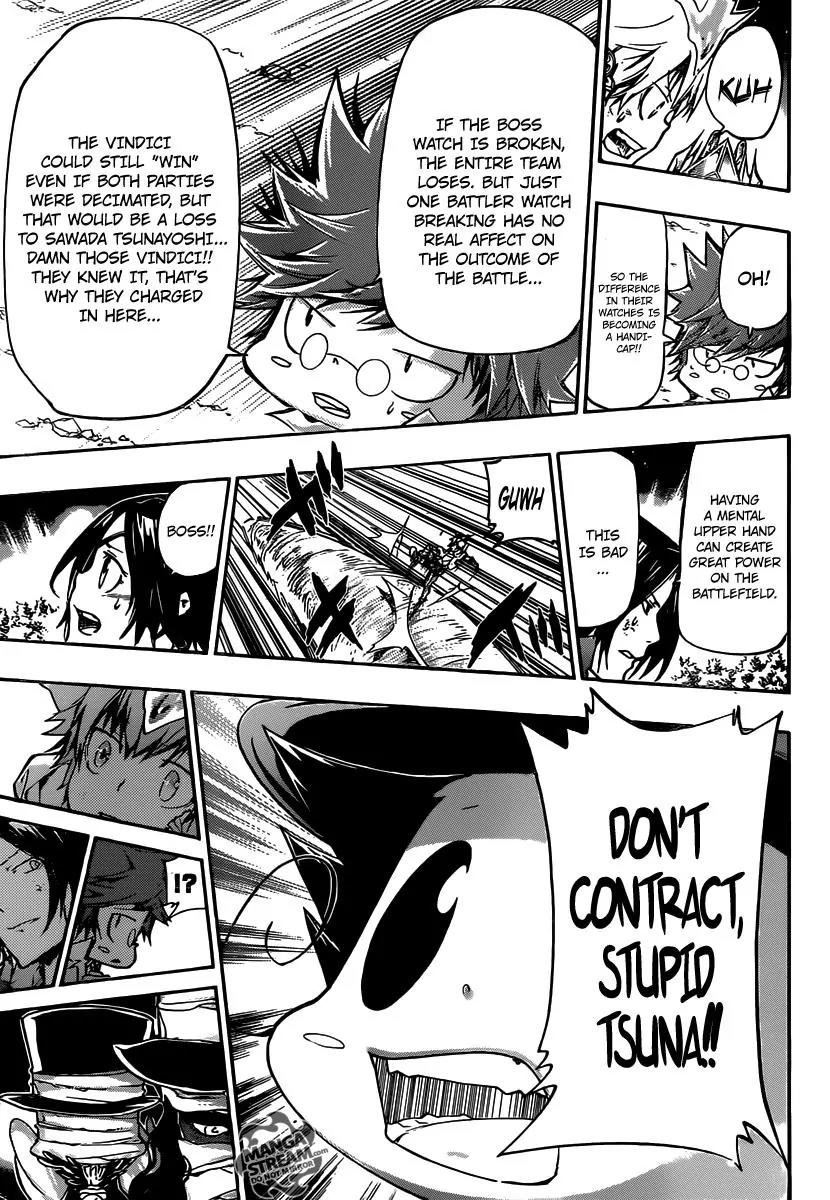 Kateikyoushi Hitman Reborn! Chapter 384 page 15 - Chapter 384: Those Who Watch the Battle