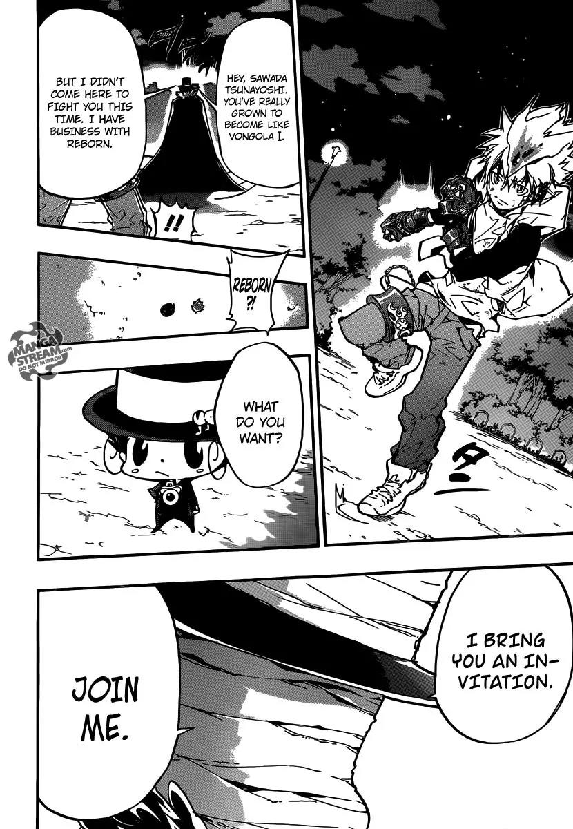 Kateikyoushi Hitman Reborn! Chapter 385 page 13 - Chapter 385: Invitation