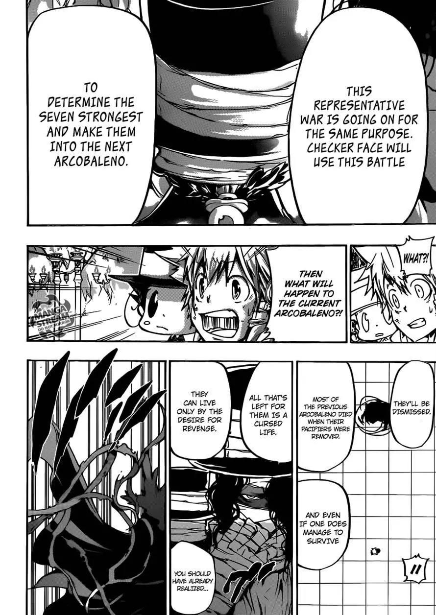 Kateikyoushi Hitman Reborn! Chapter 386 page 12 - Chapter 386: The Fated Day and the Representative War