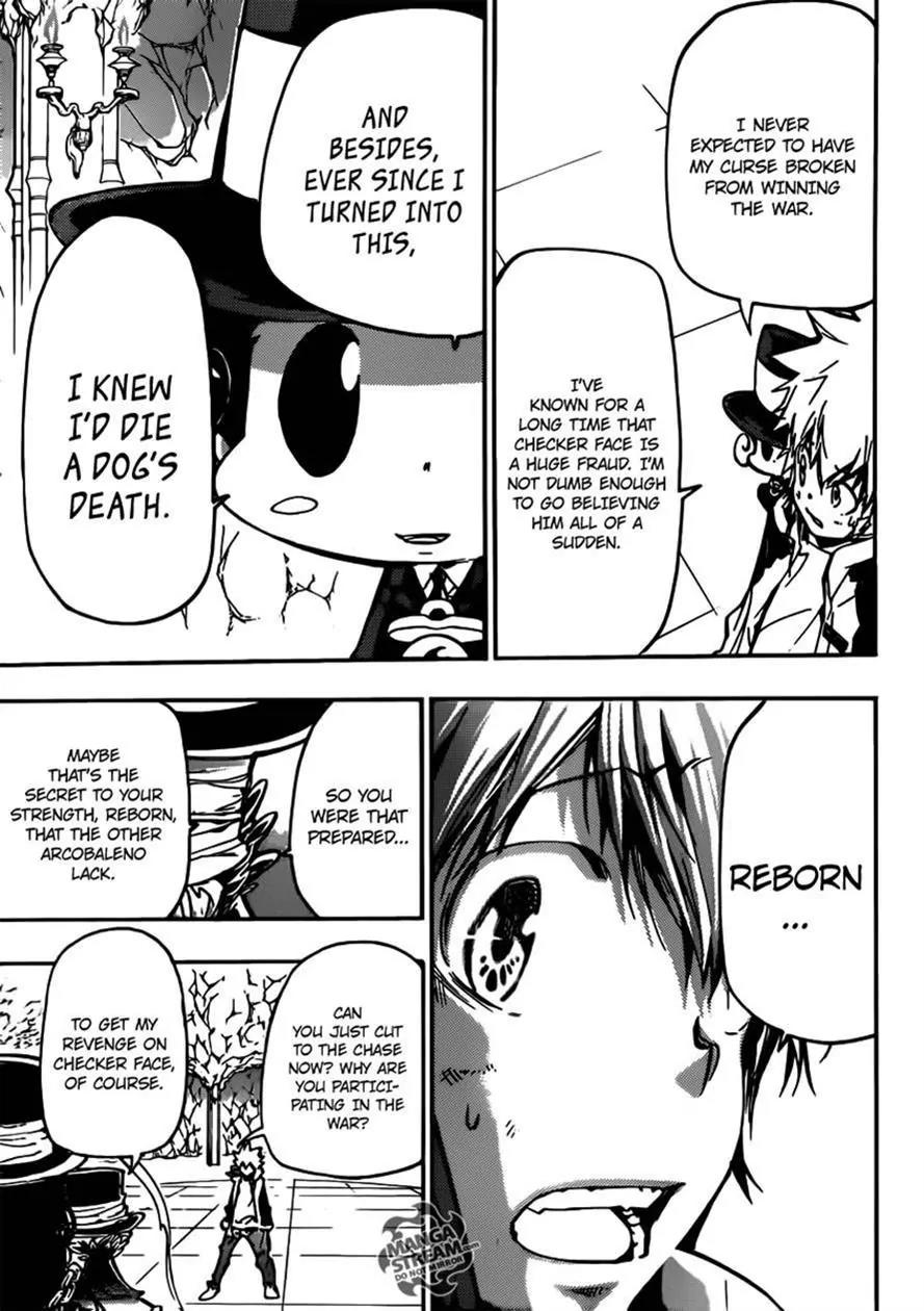 Kateikyoushi Hitman Reborn! Chapter 386 page 15 - Chapter 386: The Fated Day and the Representative War