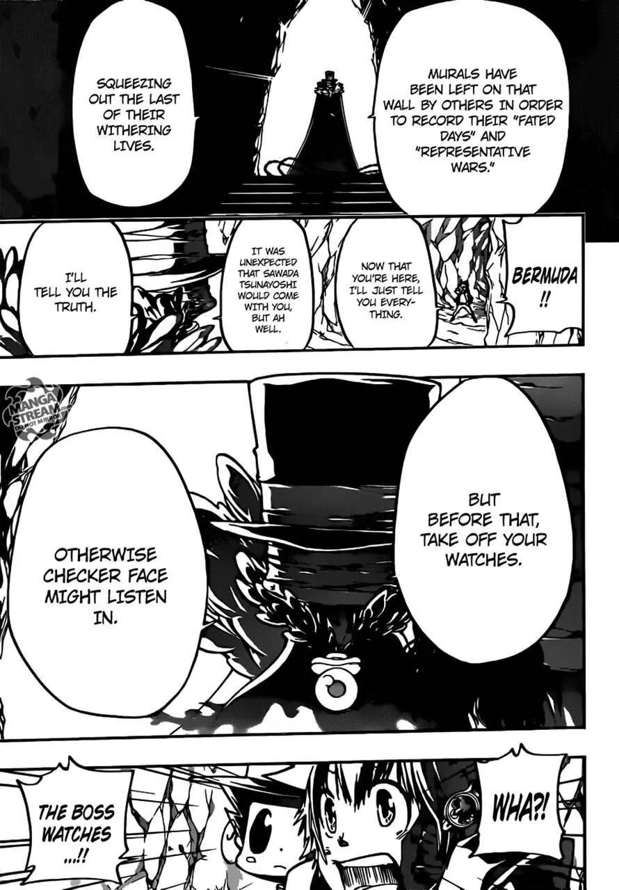 Kateikyoushi Hitman Reborn! Chapter 386 page 7 - Chapter 386: The Fated Day and the Representative War