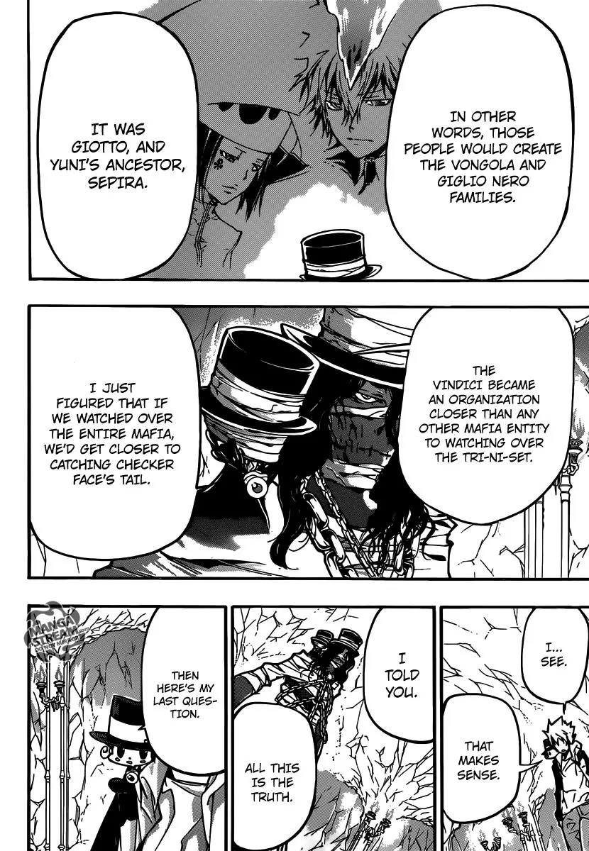Kateikyoushi Hitman Reborn! Chapter 387 page 12 - Chapter 387: Reborn's Concern
