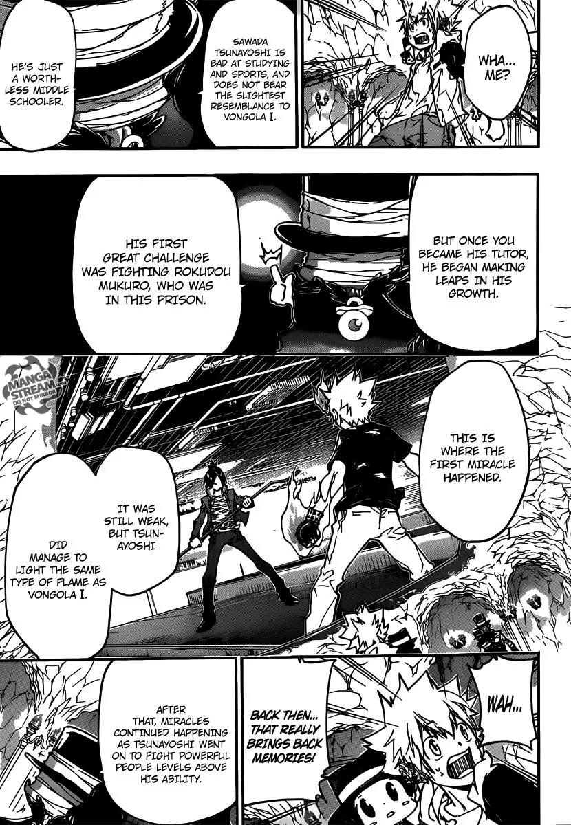 Kateikyoushi Hitman Reborn! Chapter 387 page 5 - Chapter 387: Reborn's Concern