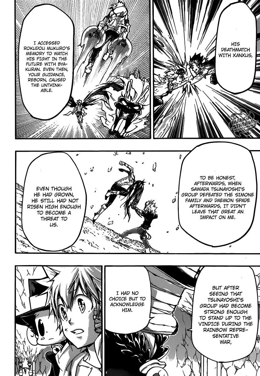 Kateikyoushi Hitman Reborn! Chapter 387 page 6 - Chapter 387: Reborn's Concern