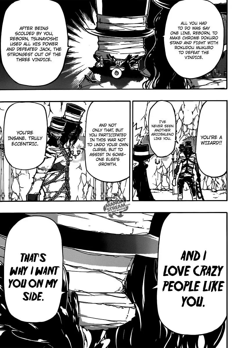 Kateikyoushi Hitman Reborn! Chapter 387 page 7 - Chapter 387: Reborn's Concern