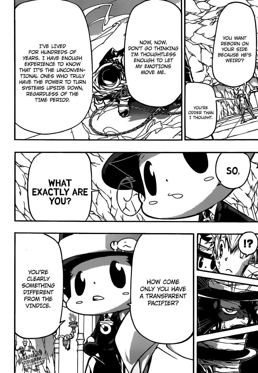 Kateikyoushi Hitman Reborn! Chapter 387 page 8 - Chapter 387: Reborn's Concern
