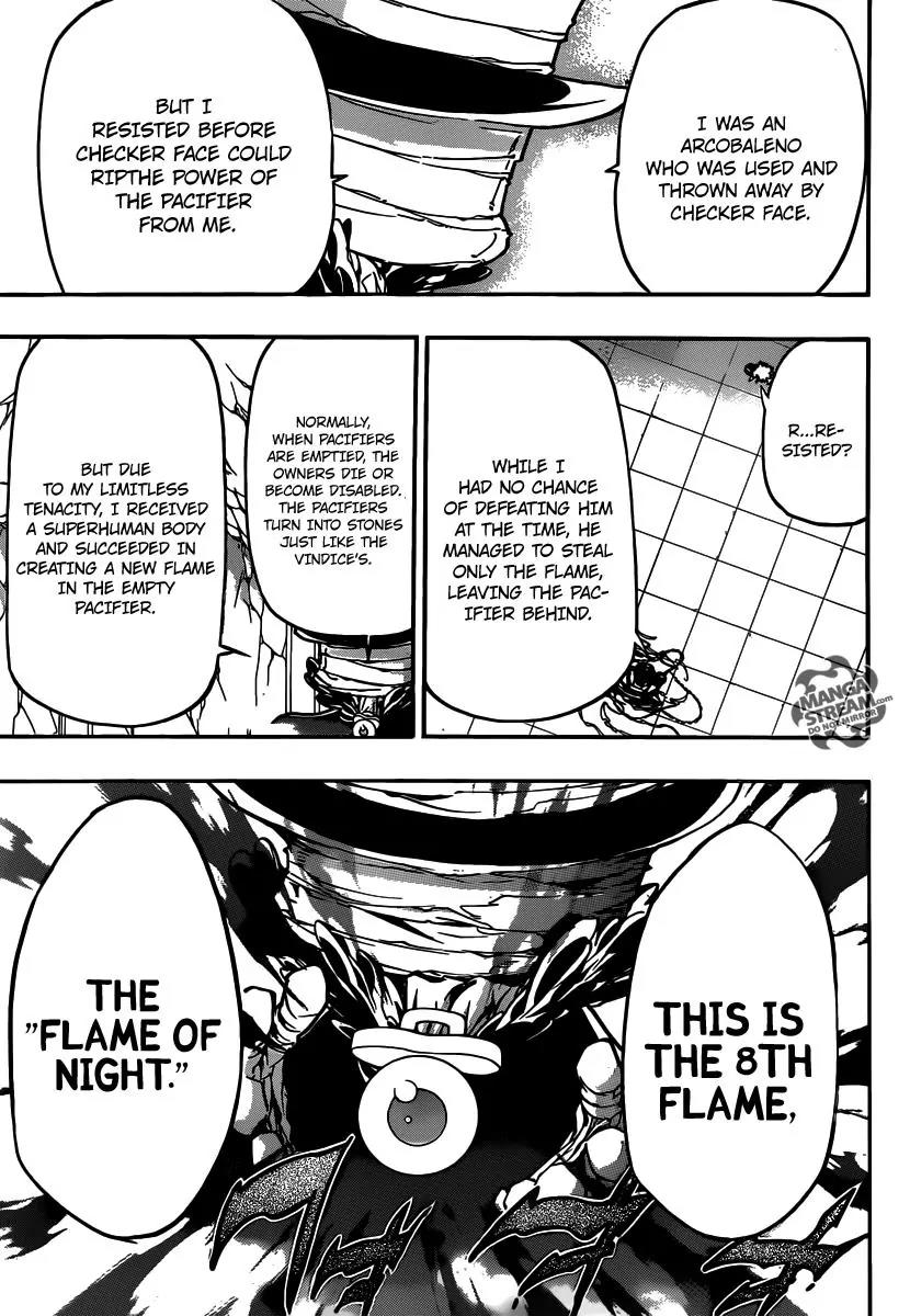 Kateikyoushi Hitman Reborn! Chapter 387 page 9 - Chapter 387: Reborn's Concern