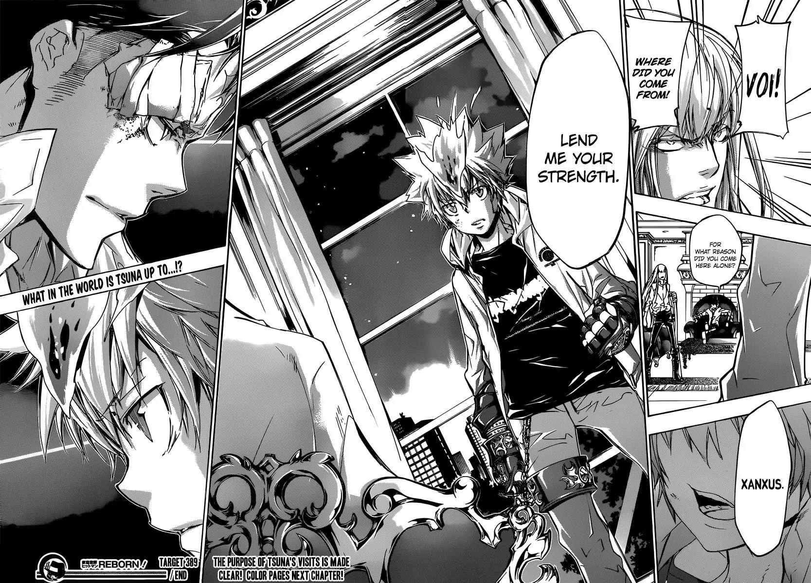 Kateikyoushi Hitman Reborn! Chapter 389 page 19 - Chapter 389: Tsuna Moves