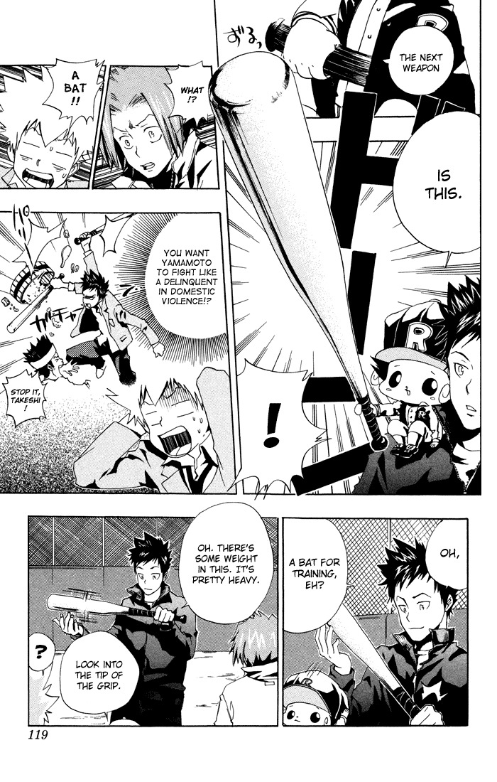 Kateikyoushi Hitman Reborn! Chapter 39 page 11 - Chapter 39: Yamamoto's Training