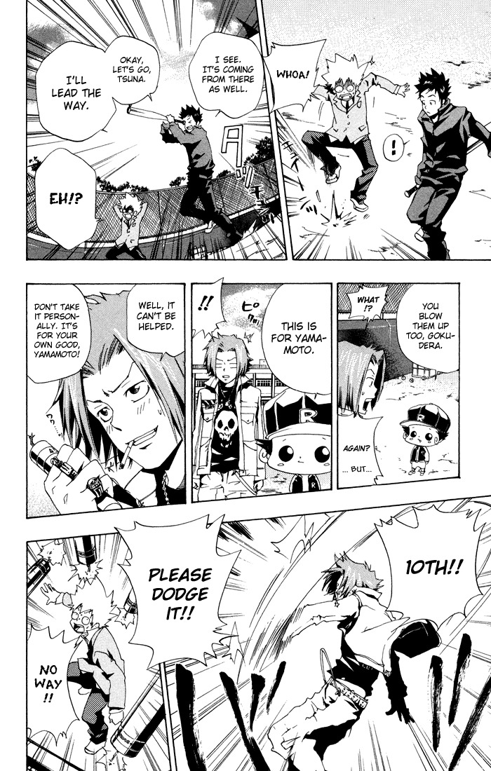 Kateikyoushi Hitman Reborn! Chapter 39 page 14 - Chapter 39: Yamamoto's Training