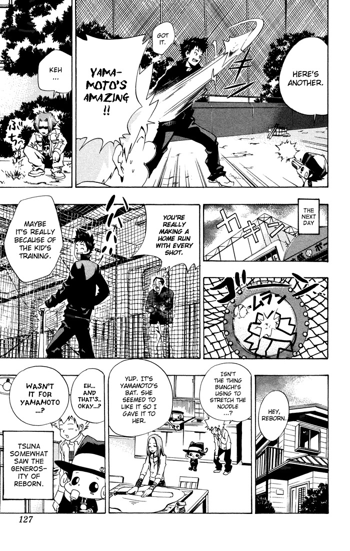 Kateikyoushi Hitman Reborn! Chapter 39 page 19 - Chapter 39: Yamamoto's Training