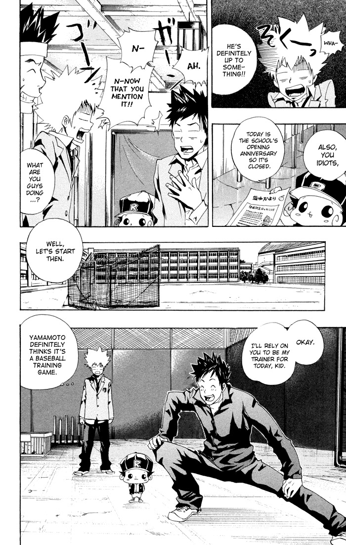 Kateikyoushi Hitman Reborn! Chapter 39 page 6 - Chapter 39: Yamamoto's Training