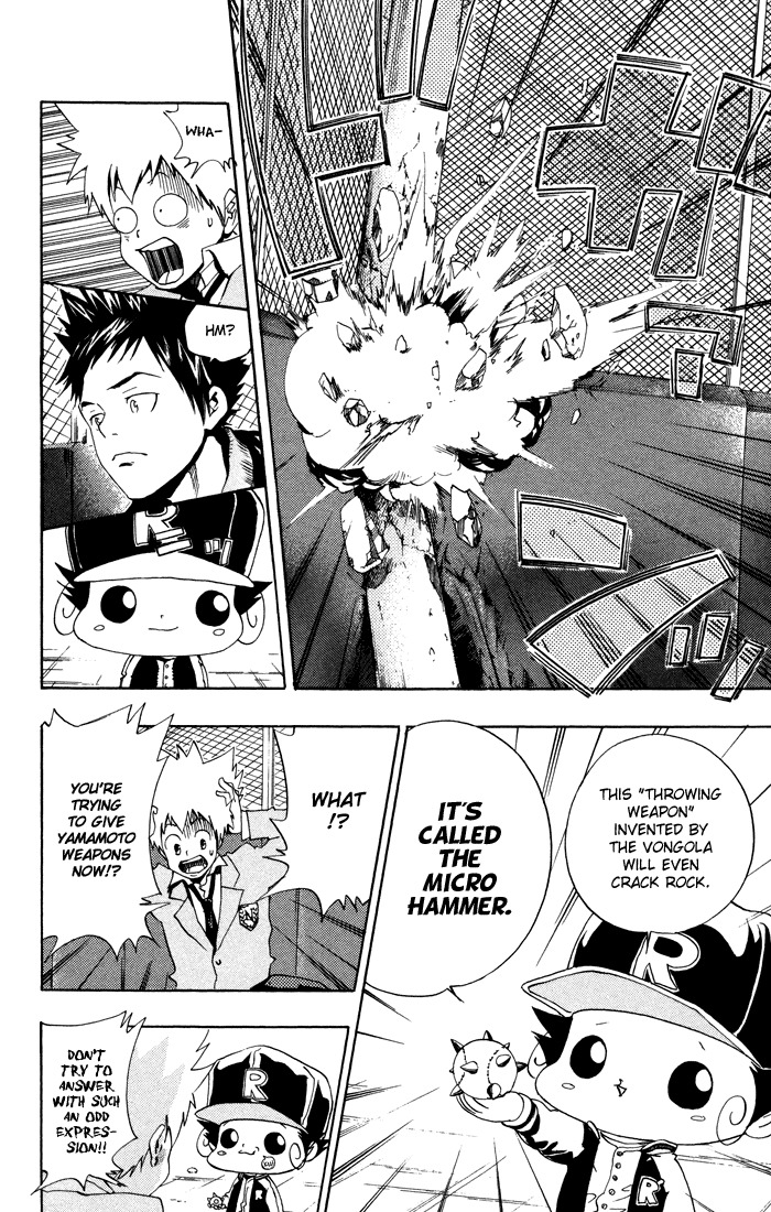 Kateikyoushi Hitman Reborn! Chapter 39 page 8 - Chapter 39: Yamamoto's Training