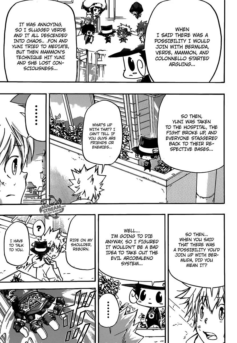 Kateikyoushi Hitman Reborn! Chapter 390 page 14 - Chapter 390: Home Tutor Disqualification