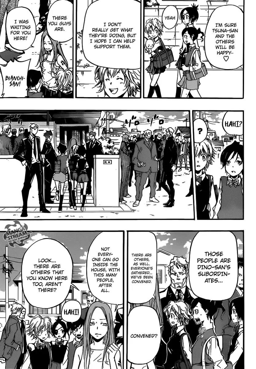 Kateikyoushi Hitman Reborn! Chapter 391 page 14 - Chapter 391: Grand Convention