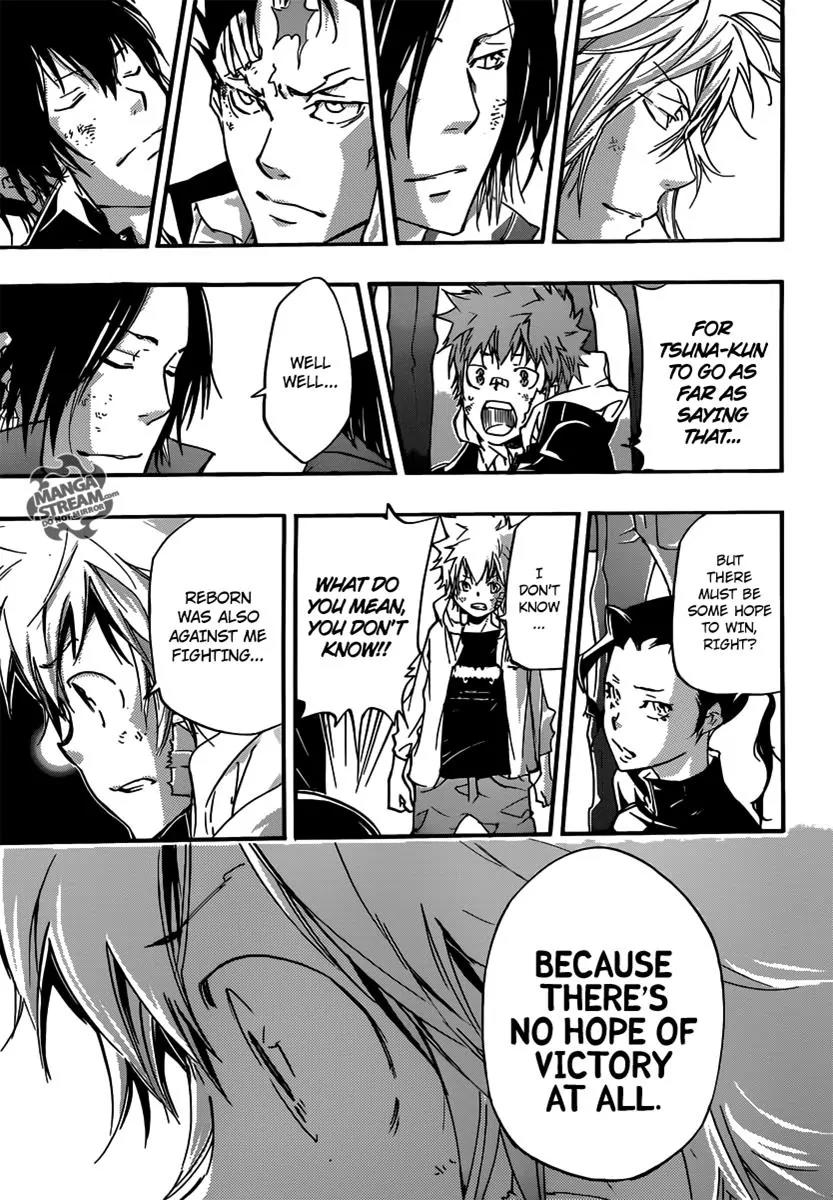 Kateikyoushi Hitman Reborn! Chapter 392 page 11 - Chapter 392: Before the Showdown