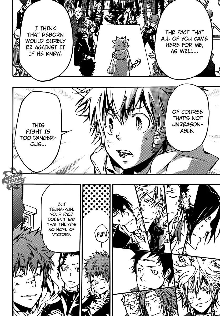 Kateikyoushi Hitman Reborn! Chapter 392 page 12 - Chapter 392: Before the Showdown