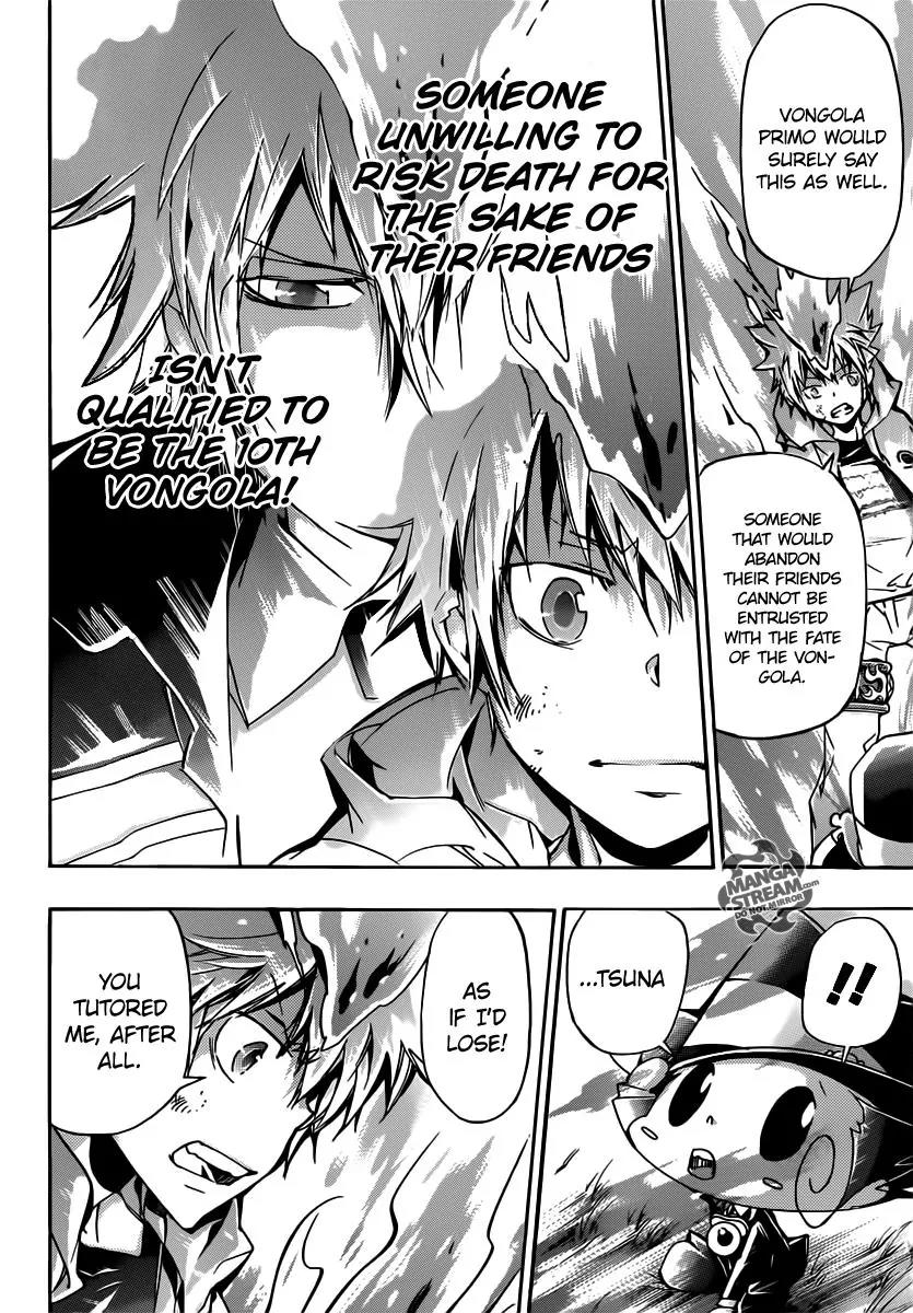 Kateikyoushi Hitman Reborn! Chapter 393 page 12 - Chapter 393: Tsuna's Persuasion