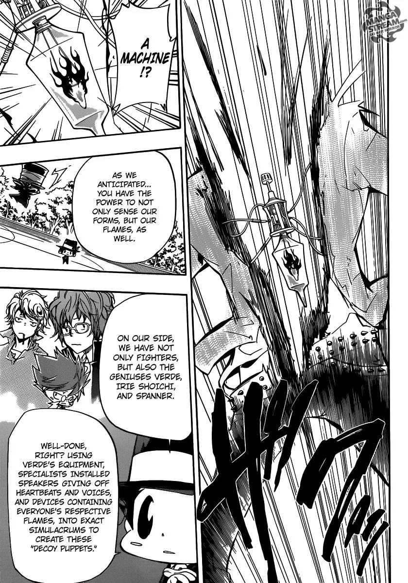 Kateikyoushi Hitman Reborn! Chapter 394 page 16 - Chapter 394: The Day of the Clash