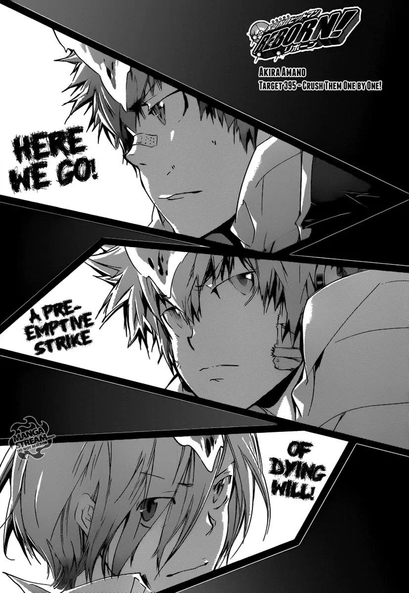 Kateikyoushi Hitman Reborn! Chapter 395 page 1 - Chapter 395: Crush Them One by One!