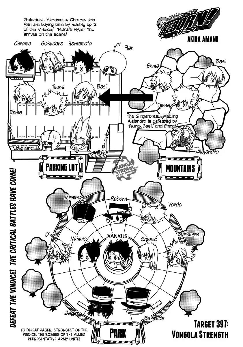 Kateikyoushi Hitman Reborn! Chapter 397 page 1 - Chapter 397: Vongola Strength