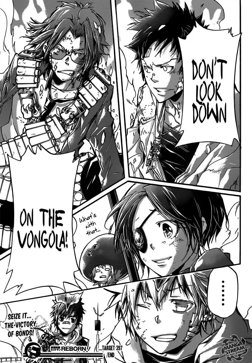Kateikyoushi Hitman Reborn! Chapter 397 page 18 - Chapter 397: Vongola Strength