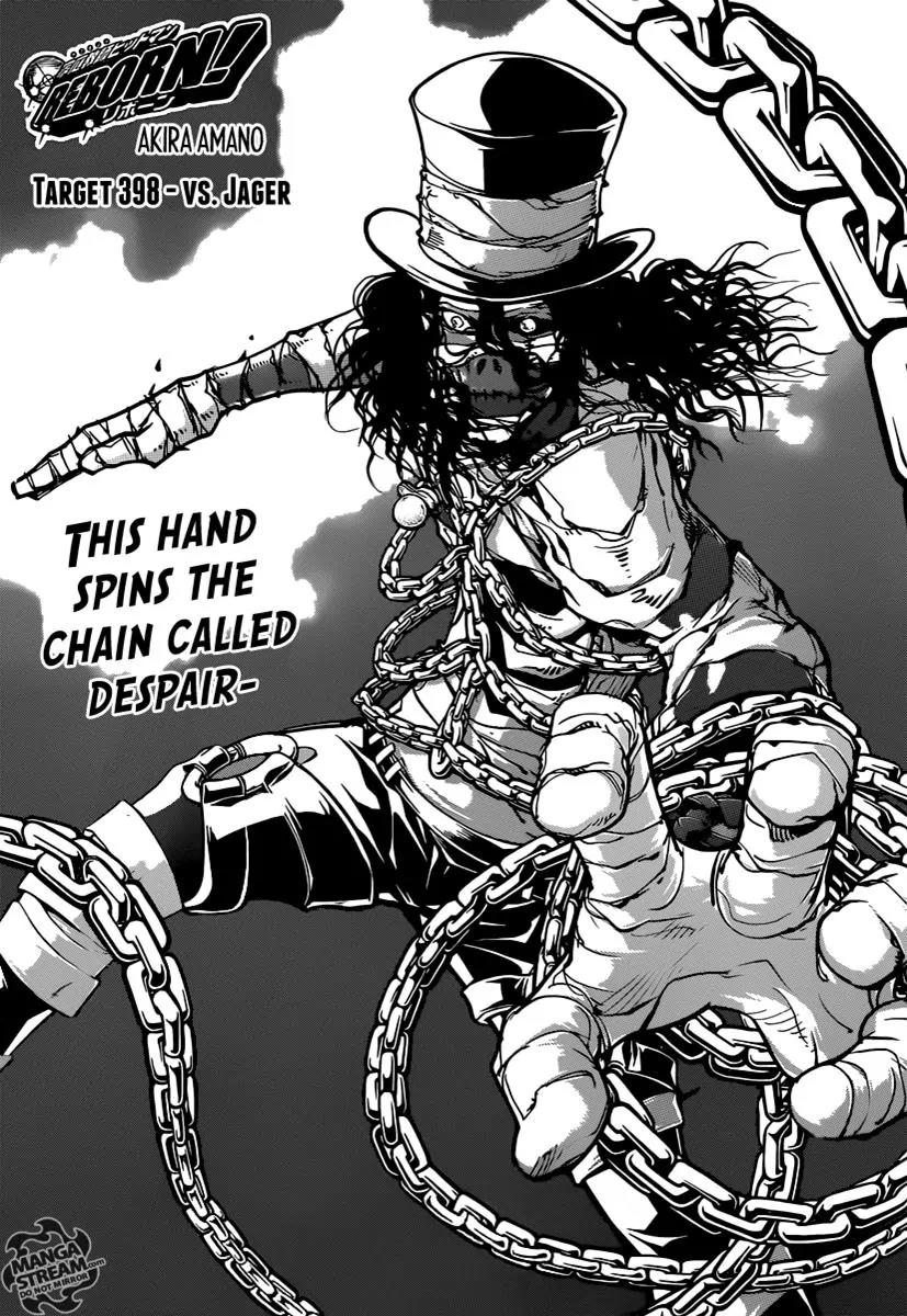 Kateikyoushi Hitman Reborn! Chapter 398 page 1 - Chapter 398: Vs. Jager