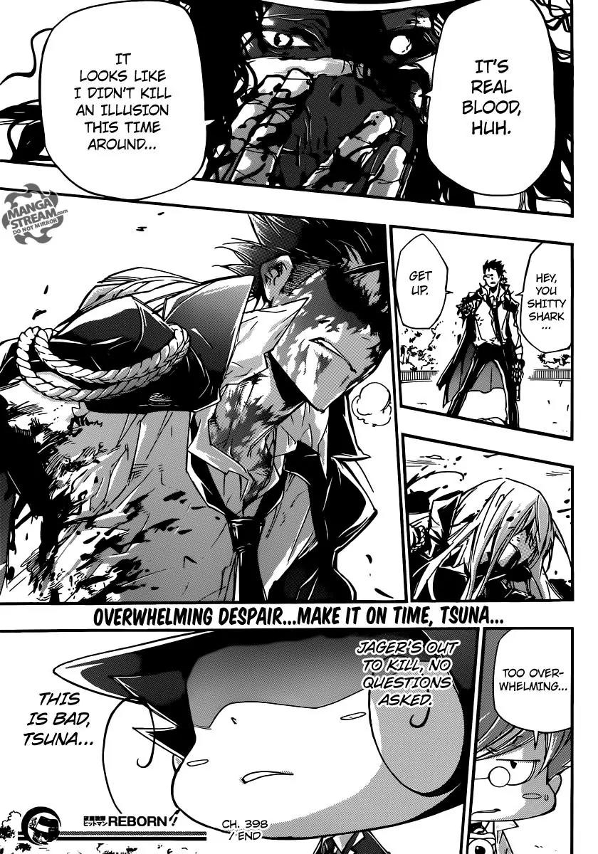 Kateikyoushi Hitman Reborn! Chapter 398 page 18 - Chapter 398: Vs. Jager