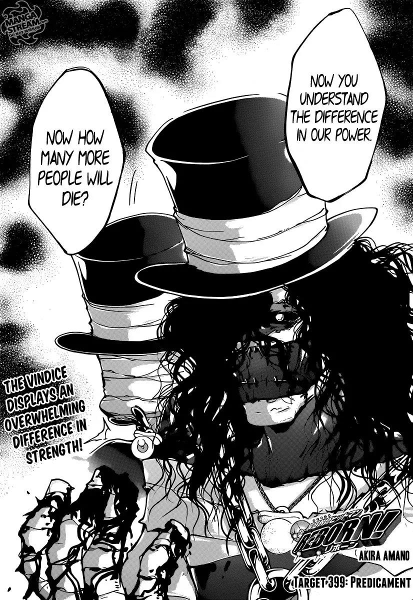 Kateikyoushi Hitman Reborn! Chapter 399 page 1 - Chapter 399: Predicament